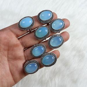 Anillo de piedras preciosas de ónix acuático para niñas, lote de anillos chapados en plata, anillo de piedras preciosas de ónix acuático, regalo de cumpleaños para esposa, joyería de piedras preciosas - Product Image 6