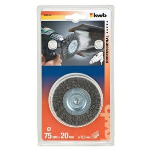 Cepillo de perforación KWB de 75 mm con disco de acero HSS, herramienta de alto rendimiento 607830 - Product Image 2