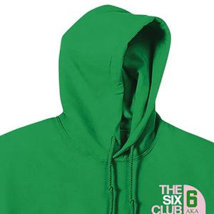 The Six Club hoodies แบบกำหนดเอง hoodies ผ้าฝ้ายพิมพ์ลายสีเขียวสำหรับทุกเพศ - Product Image 2