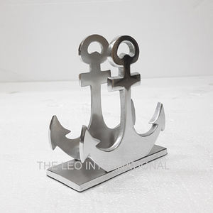 Decorative <b>Napkin</b> Holder Aluminum Marble Material Dining Table Dinner Parties Wedding Occasion <b>Napkin</b> Holder - Product Image 2