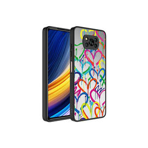 Coque de téléphone en silicone de luxe avec motif cœur miroir pour Xiaomi Poco X3 Vivo 11pro 14 Plus XR, protection électroplaquée de l'appareil photo - Product Image 1