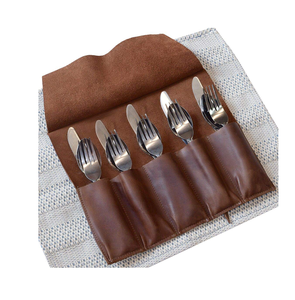 Soporte de cuero para cucharas, organizador de cocina, estante de almacenamiento, soporte para cubiertos, la mejor calidad, embalaje personalizado - Product Image 5