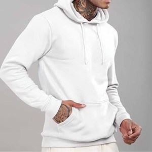 Personalizable Heavyweight Fleece Hoodie Mens Oversize Plain Pullover Sudadera Loose Fit Hecho por Dress Sports - Product Image 2
