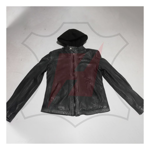 Chaqueta de Cuero Genuino para Mujer, Estilo Casual y de Exterior, Talla Personalizada para Adultos, Chaqueta de Cuero para Mujer, Gran Venta - Product Image 1