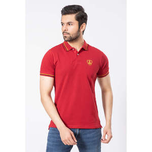 Unze London Men's Lydon Iconic <b>for</b> Polo Shirt Breathable Eco-Friendly 100% Polyester Dark Embroidered <b>Animal</b> <b>Pattern</b> Size 6XL - Product Image 2