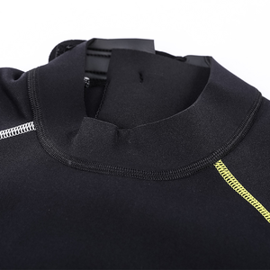 Combinaison de surf 3 mm avec logo personnalisé, combinaison de plongée mi-longue pour homme avec manches longues, respirante, pour la natation et la plongée - Product Image 3