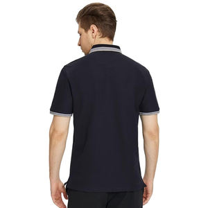 100% algodón personalizado para Polo camisa para hombres transpirable que absorbe la humedad secado rápido manga corta OEM Logo venta al por mayor proveedores - Product Image 6