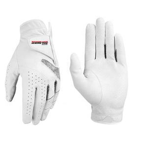 Custom Logo Printed Anti-Slip Golf Glove Cabretta Leather Sheep Skin White Left <b>Hand</b> <b>Weight</b> Material Sports Custom Size Colour - Product Image 1