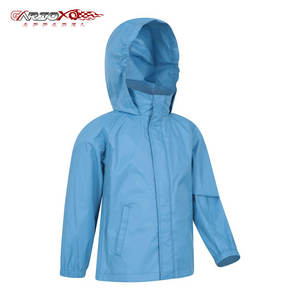 เสื้อแจ็กเก็ตกันน้ำสำหรับเยาวชนเสื้อคลุมยาวมีฮู้ดสะท้อนแสงมีซิปสำหรับใส่ทำงานเสื้อกันฝน - Product Image 4