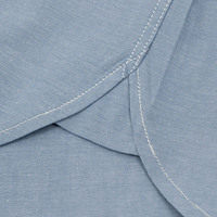 Camisa de Chambray de Manga Larga para Hombre, Talla Grande, Transpirable, 100% Algodón, Estilo Casual de Negocios, de Alta Calidad, con Botones Cubiertos