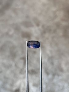 Pierre précieuse saphir bio naturel, taille coussin, 2-5 mm, 3 carats, origine Cachemire, facetté pour la fabrication de bijoux - Product Image 2