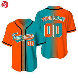 Camisas de uniforme de béisbol de calidad superior Camisas de poliéster transpirables para camisetas de béisbol y softbol - Product Image 3