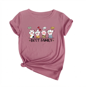 OEM Service High Quality Women's T Shirt Causal Wear Customized Color & Design <b>Short</b> Sleeve T Shirt Breathable Lightweight - Product Image 1