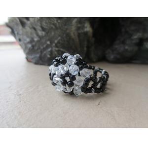 แหวนลูกปัดสีสันสดใสปรับได้อุปกรณ์เสริมทำมือจำนวนมากสำหรับหญิงสาว - Product Image 1