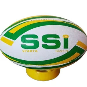 Ballon de rugby en néoprène personnalisé de haute qualité taille 3 et 4 Mini Rugby de plage en plein air nouveau et exclusif - Product Image 1
