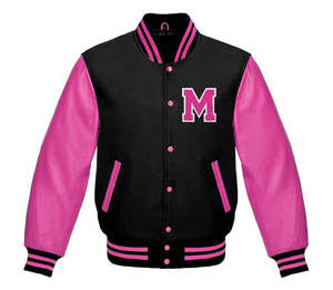 Vestes de baseball en laine personnalisées OEM 2025 pour femmes, brodées, en tissu écossais, en polaire, en nylon, rembourrage en coton, vente en gros - Product Image 1