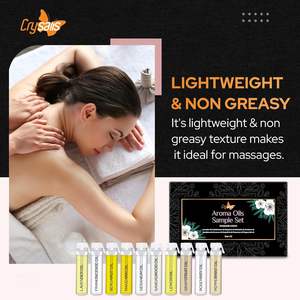 Crysalis 3ml Lavande Encens Bergamote Mandarin Géranium Bois de Santal Usage Domestique Huiles de Massage Lot de 10 Rafraîchisseurs d'Air - Product Image 4