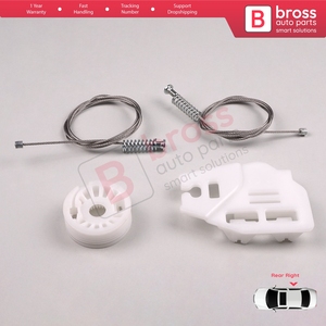 Kit de réparation de lève-vitre arrière droit BWR504 pour Série 3 E46 1998-2005 4/5 portes 51358212100 - Product Image 4
