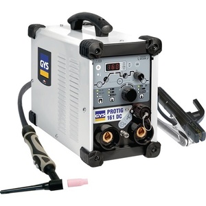 Machine à <span class=keywords><strong>souder</strong></span> TIG <span class=keywords><strong>PROTIG</strong></span> 161 DC 10-160 <span class=keywords><strong>A</strong></span> refroidie au gaz avec accessoires par GYS - Product Image 1