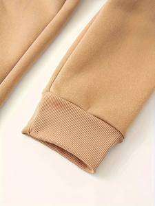 OEM Unisex High Quality Puff Printed Heavyweight Two-Color Cotton <b>Fleece</b> Graphic Hoodies Oversize Hood <b>Quarter</b> <b>Zip</b> up - Product Image 5