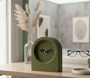 The <b>CRAFT</b> EXIM Luxury Natural Marble Quartz Art Deco <b>Desk</b> Clock Premium Handcrafted Decor for Home Office - Product Image 4