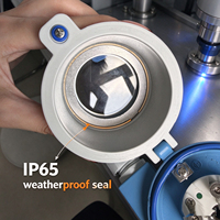 Kotak Sambungan Paduan Aluminium Dengan Kaca Pengamat IP65 Tampilan Lokal untuk K Type Thermocouple PT100 Pemancar Suhu