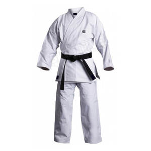 Uniformes de Karate clásicos OEM de alta calidad para entrenamiento informal y eventos formales hechos de tela duradera para ropa de artes marciales - Product Image 2