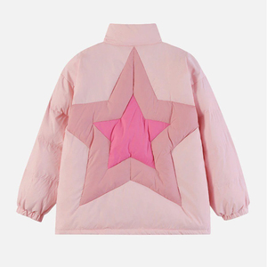 Veste matelassée personnalisé Manteau à bulles Veste du Nord Parka d'hiver rembourrée en coton à <span class=keywords><strong>face</strong></span> épaisse pour hommes et femmes - Product Image 2