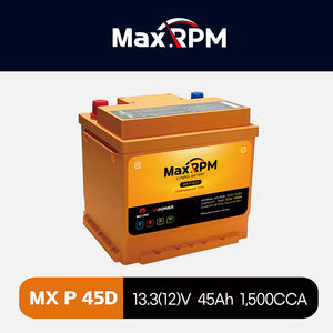 Batería de coche coreana Maxline 12V 45Ah Capacidad 1,500CCA Rendimiento Larga vida útil Fosfapato de hierro y litio (LiFePO4) Nuevo MX P 45D - Product Image 2
