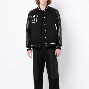 Tùy Chỉnh Thiết Kế 100% Len Chenille Thêu Tùy Chỉnh Bóng Chày Đồng Phục Với Tùy Chỉnh Màu Bông <span class=keywords><strong>Letterman</strong></span> Áo Khoác Cho Thoải Mái - Product Image 3