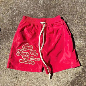 Pantalones cortos de algodón 100%, transpirables, de secado rápido, informales, respetuosos con el medio ambiente, personalizados, impermeables, de chenilla alta, venta al por mayor - Product Image 2