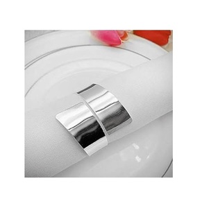 Porte-serviettes en acier inoxydable pour table de mariage, meilleur design artisanal, porte-serviettes en acier inoxydable hautement poli - Product Image 5