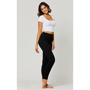 Pantalones Deportivos de Mujer con Abertura Lateral, Pantalones de Fitness Ajustados con Dobladillo Dividido - Product Image 2