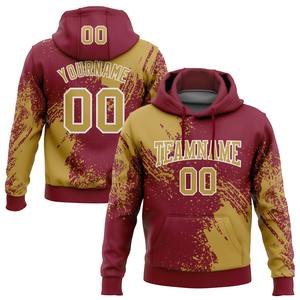 Pull de sport léger personnalisé de haute qualité Sweat à capuche imprimé dégradé dans toutes les couleurs Impression par sublimation 3D - Product Image 4