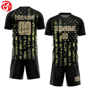 ชุดเสื้อฟุตบอลผ้าโพลีเอสเตอร์สีเขียวแห้งไวระบายอากาศได้ดี - Product Image 3