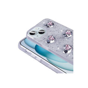 Funda de Silicona NXXA de Lujo con Purpurina Lila Antigolpes para iPhone 14 7 Plus, Cubierta Trasera Protectora con Airbag, Estilos Suaves de Silicona - Product Image 4