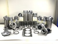 Kit de reconstruction de piston 3LD1 3LD2 4JA1 4JB1 4JJ1, chemise de cylindre, segments de piston, kit de joints pour pièces de rechange de moteur Isuzu
