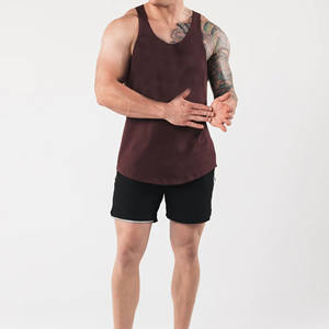 Vêtements d'été pour hommes Débardeurs 100% pur coton sans manches Fitness Elastic Bodybuilding Vest Fast shipping low rate Men Tank Tops - Product Image 6