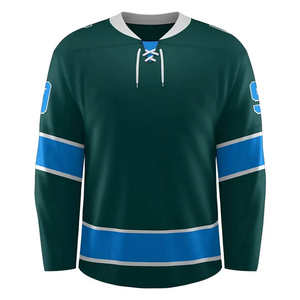 Jersey de Hockey sobre Hielo Personalizable con Logotipo, Alta Calidad, 100% Poliéster Transpirable, Hecho en Pakistán, Servicio OEM, Uniforme de Equipo Masculino - Product Image 4