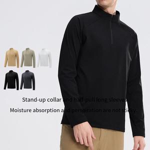 Vêtements de sport sur mesure pour hommes, sous-vêtements de sport à manches longues, vêtements de compression pour hommes, haut de fitness pour hommes - Product Image 5