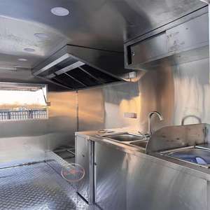 Camión de Comida Rápida Totalmente Equipado, Cocina Móvil con Baño, Sirve Tacos, Helados, Dulces, Refrigerios, Papas Fritas, Resistente a la Oxidación y Duradero - Product Image 6