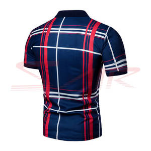 Vente chaude personnalisé imprimé hommes pour polos coton de haute qualité fibre de bambou séchage rapide tricoté conception Simple Pakistan - Product Image 2