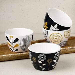 Bol en céramique abordable avec un aspect artisanal lisse, parfait pour les repas quotidiens, bol en céramique simple et élégant pour la soupe - Product Image 2