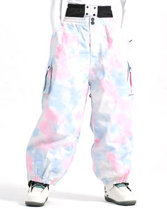 Combinaison de ski d'hiver pour homme tendance, style décontracté, légère, 100% nylon, velours côtelé, imperméable, vêtements de sport, veste et pantalon pour adultes - Product Image 1