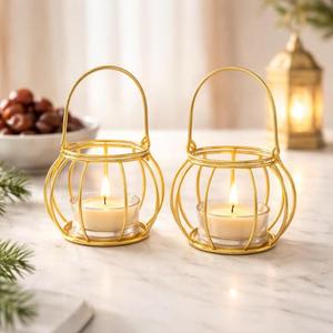 Support de bougie suspendu en forme d'étoile rouge avec motif en relief, décoration suspendue sans flamme pour la décoration de la maison à Noël - Product Image 5