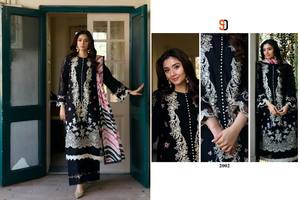 Algodón Premium Con Bordado Trabajo Salwar kameez colección disponible a precio mayorista ideal para ropa de fiesta - Product Image 4