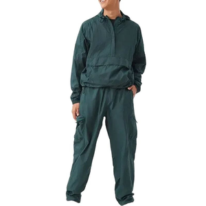 Factory Custom Breathable <b>Windbreaker</b> Jacket Set Outfit OEM Wholesale Waterproof Top Pants Tracksuits for Men - Product Image 2