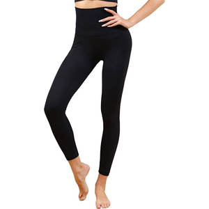 Respirant femmes Leggings strass embellissements écologique tissu extensible dans les quatre sens OEM logo imprimé personnalisé pour vêtements de sport - Product Image 1