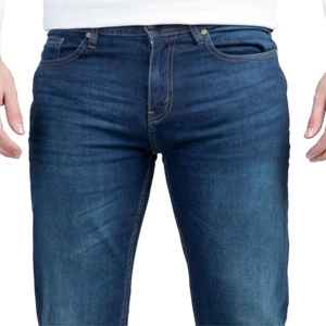 กางเกงยีนส์ผ้ายืดขาเรียวสีดำสำหรับผู้ชาย, กางเกงยีนส์ผ้าคอตตอนผสมสวมใส่สบายใส่ได้ทุกวันแฟชั่นทันสมัยฤดูร้อน - Product Image 6