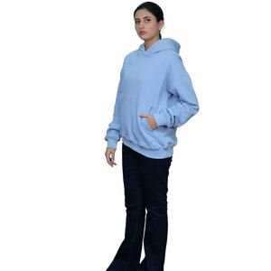 Sudaderas con capucha de moda de otoño para mujer, nuevas camisetas estampadas con capucha sólidas, logotipo frontal, respetuoso con el medio ambiente, de secado rápido, transpirable y grueso - Product Image 2
